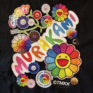 Casetify X Murakami Black Graphic Tee